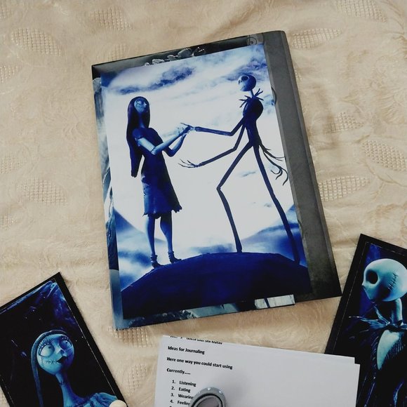 Nightmare Before Christmas Journal Handmade One of a Kind - Picture 5 of 7